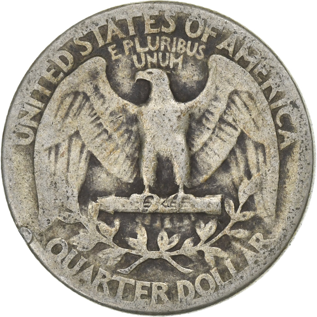États-Unis, Quarter, Washington Quarter, 1937, U.S. Mint, Argent, B+, KM:164