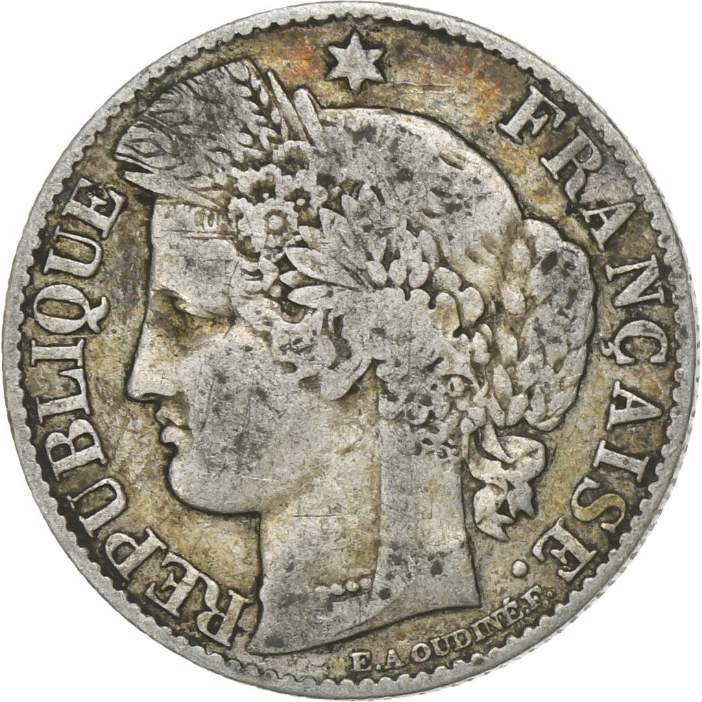 France, 50 Centimes, Cérès, 1895, Paris, Argent, TTB, Gadoury:419a, Le