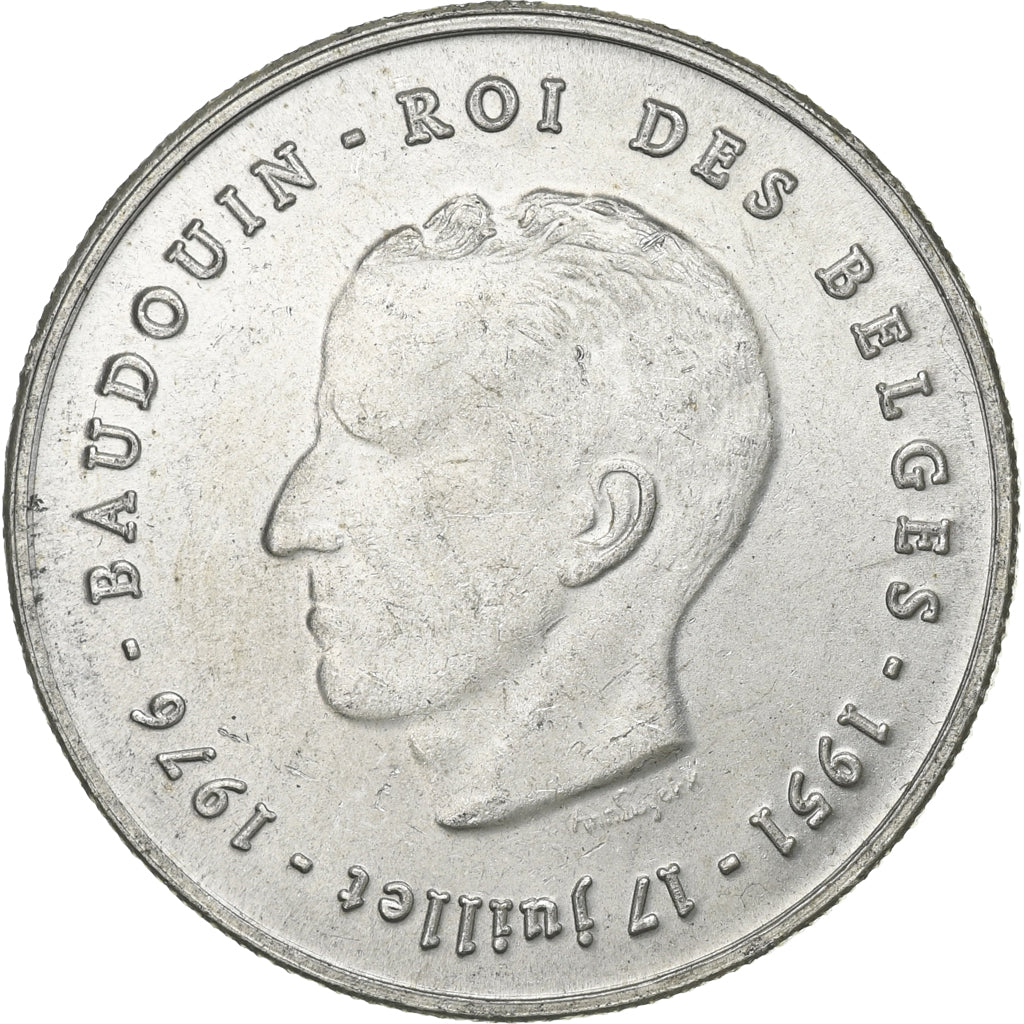 Belgium, 250 Francs, 250 Frank, 1976, Silver, EF(40-45), KM:157.1
