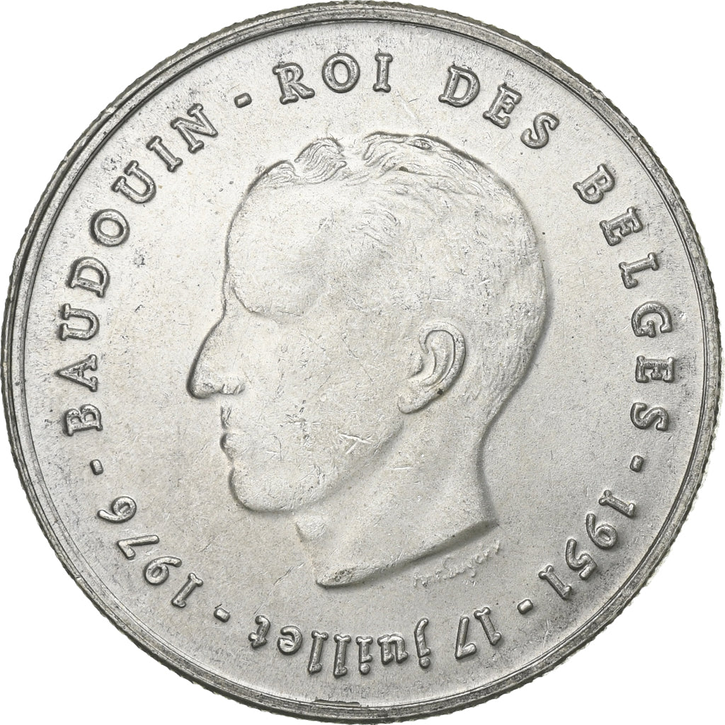 Belgium, 250 Francs, 250 Frank, 1976, Silver, EF(40-45), KM:157.1