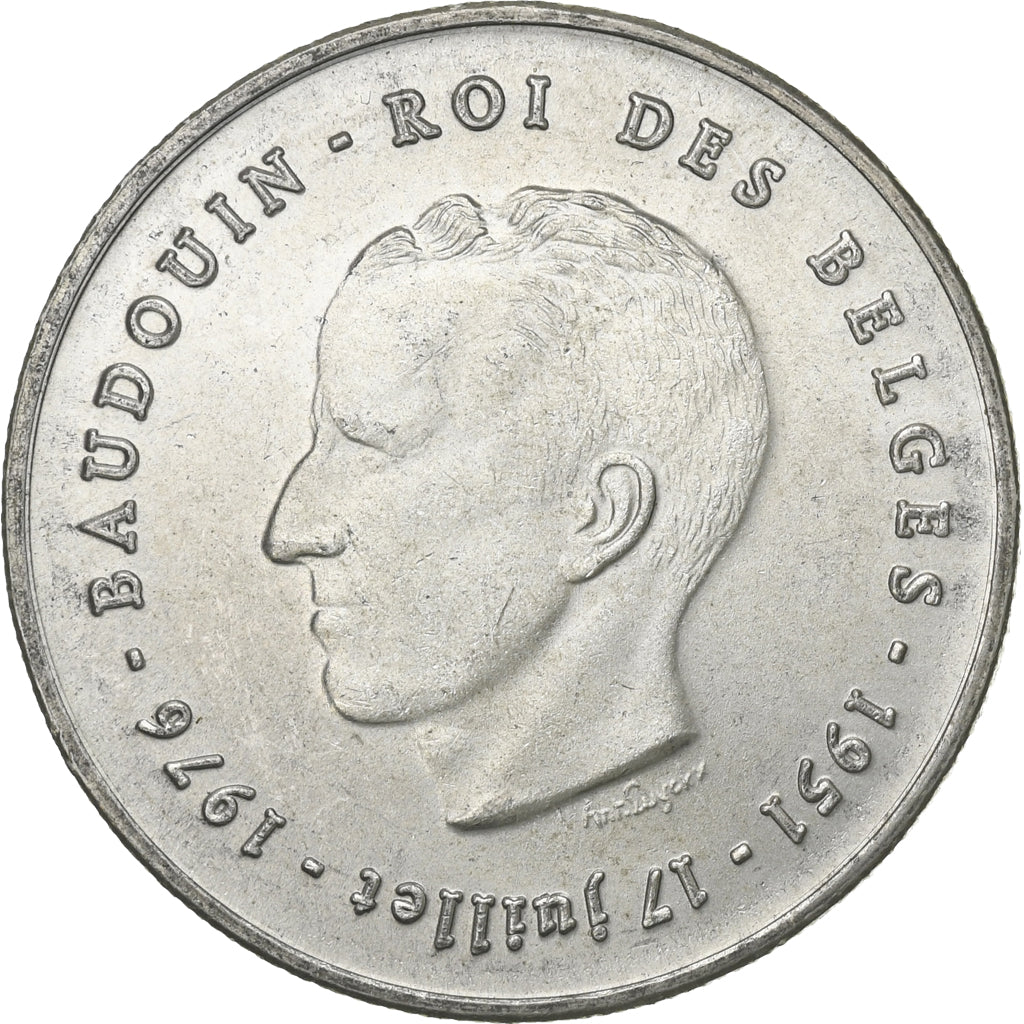 Belgio, 250 Francs, 250 Frank, 1976, Argento, BB, KM:157.1