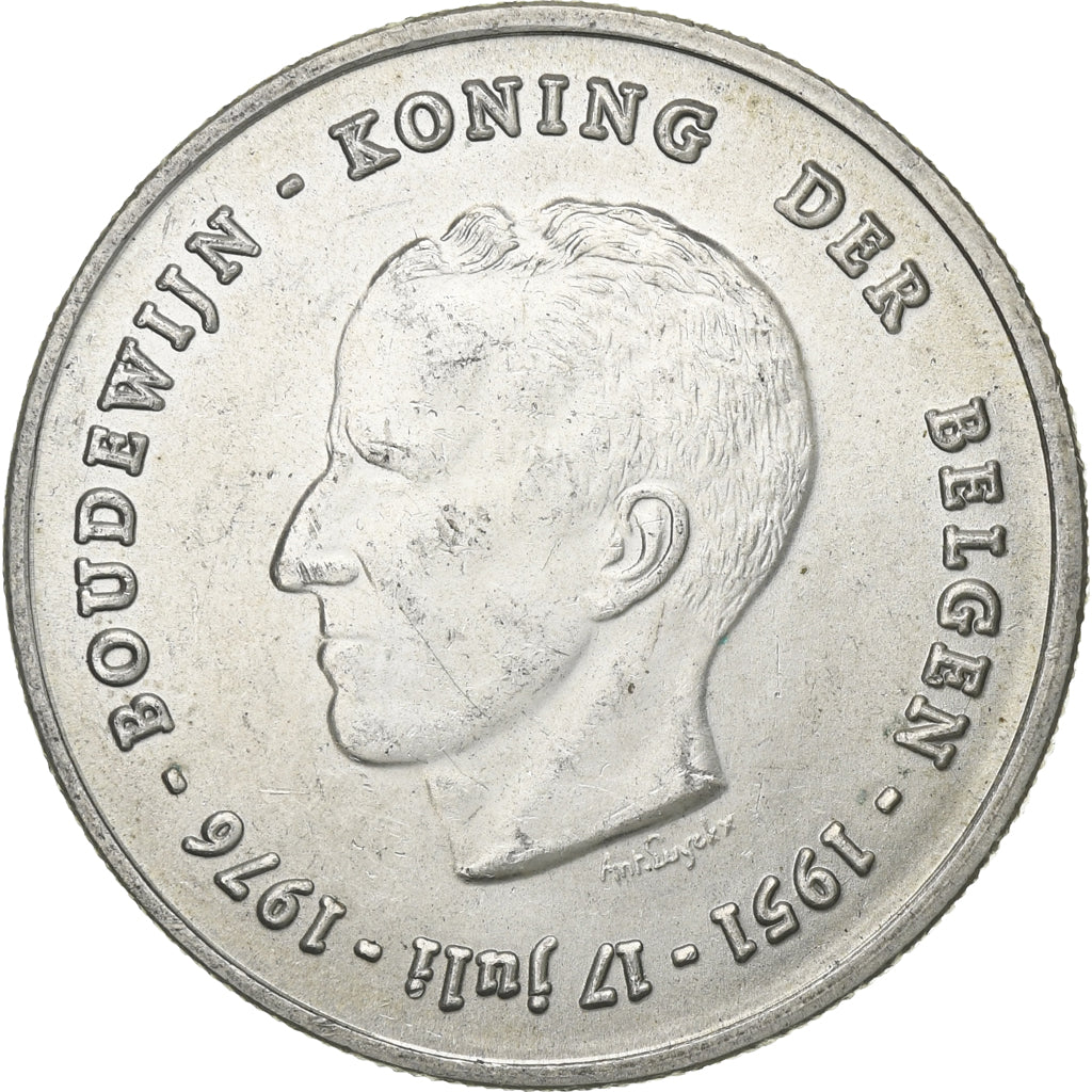Monnaie, Belgique, 250 Francs, 250 Frank, 1976, Bruxelles, TTB, Argent, KM:158.1