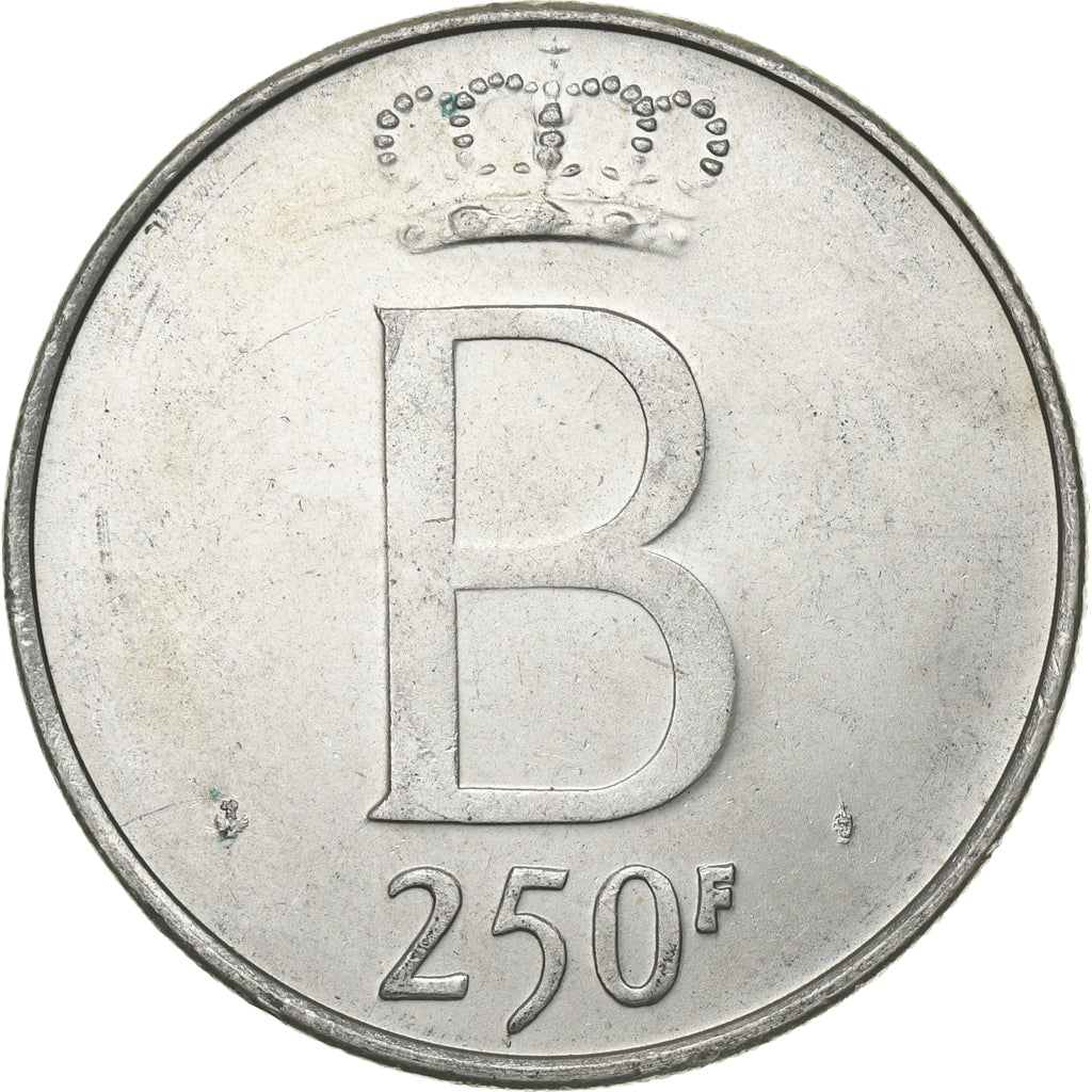 Monnaie, Belgique, 250 Francs, 250 Frank, 1976, Bruxelles, TTB, Argent, KM:158.1