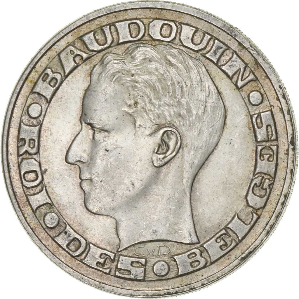 Belgium, 50 Francs, 50 Frank, 1958, Silver, VF(30-35), KM:150.1