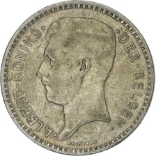 Belgium, 20 Francs, 20 Frank, 1934, Silver, VF(20-25), KM:104.1