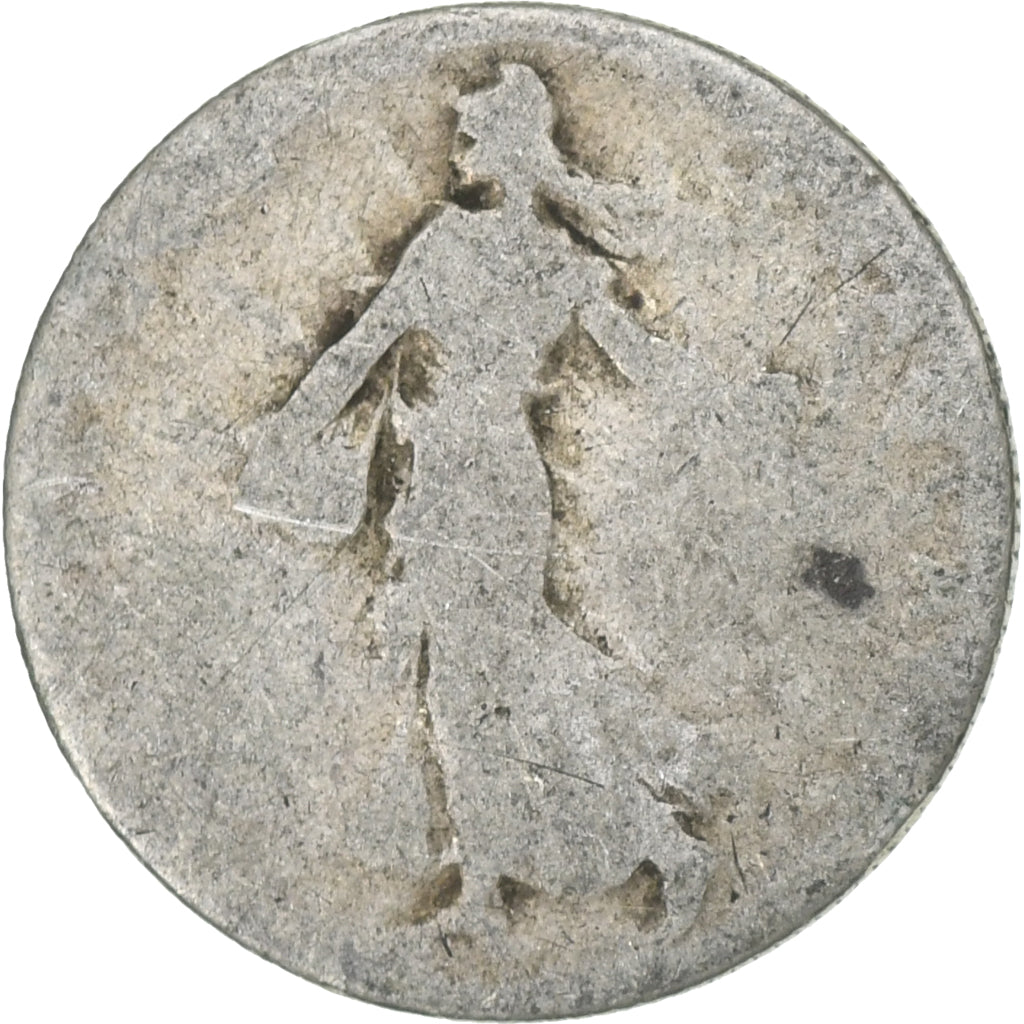 Francja, 50 Centimes, Semeuse, 1899, Paris, Srebro, VG(8-10), KM:854
