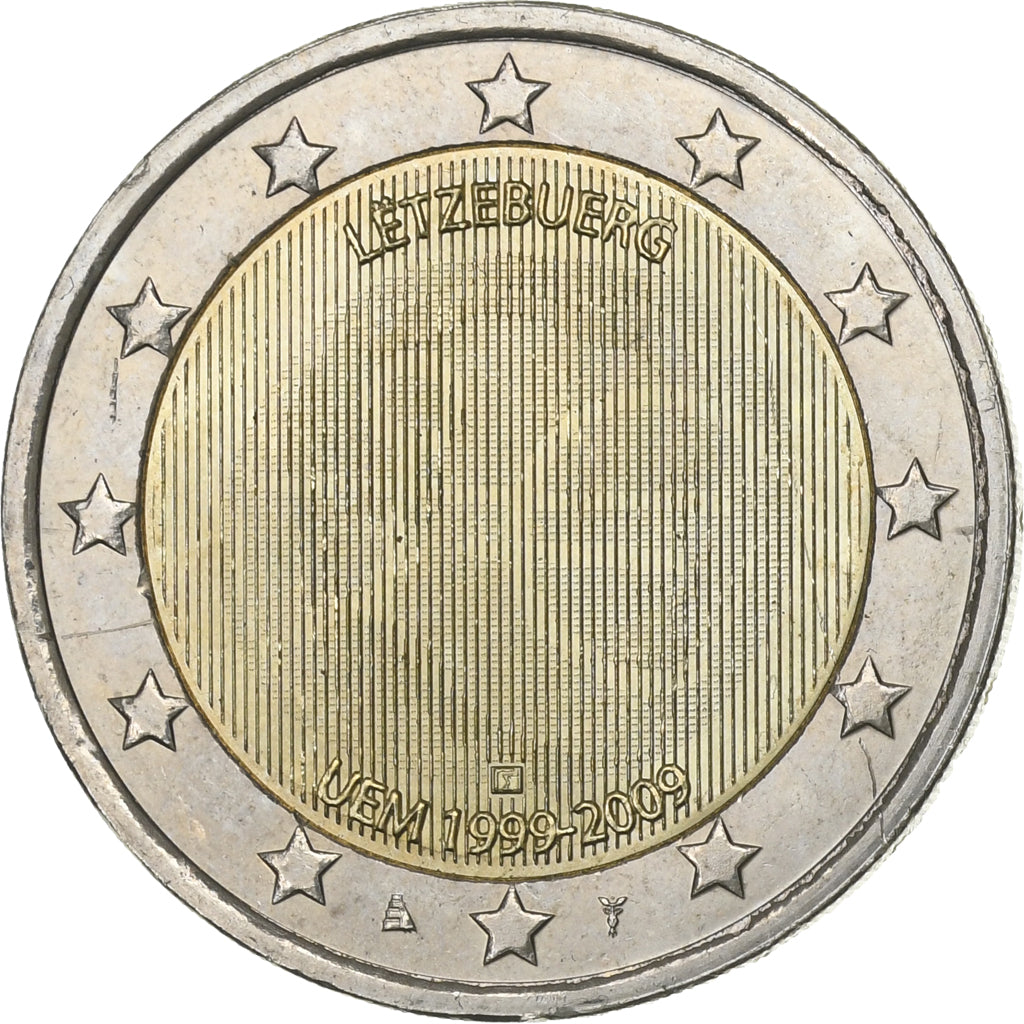 Luxembourg, Henri, 2 Euro, UEM, 2009, Bimétallique, SUP, KM:107