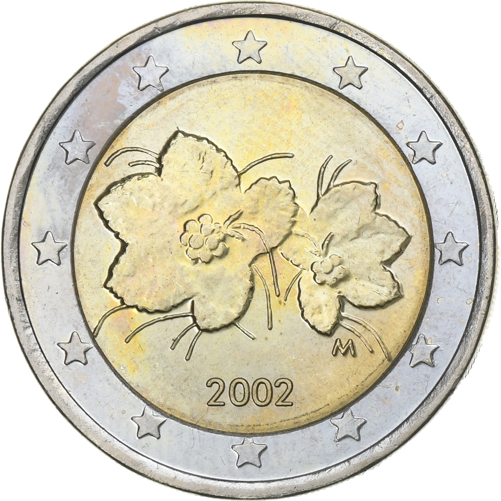 Finland, 2 Euro, 2002, AU(55-58), Bi-Metallic, KM:105