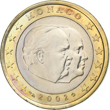 Monaco, Rainier III, Euro, 2002, Paris, Bi-Metallic, MS(64), Gadoury:MC178