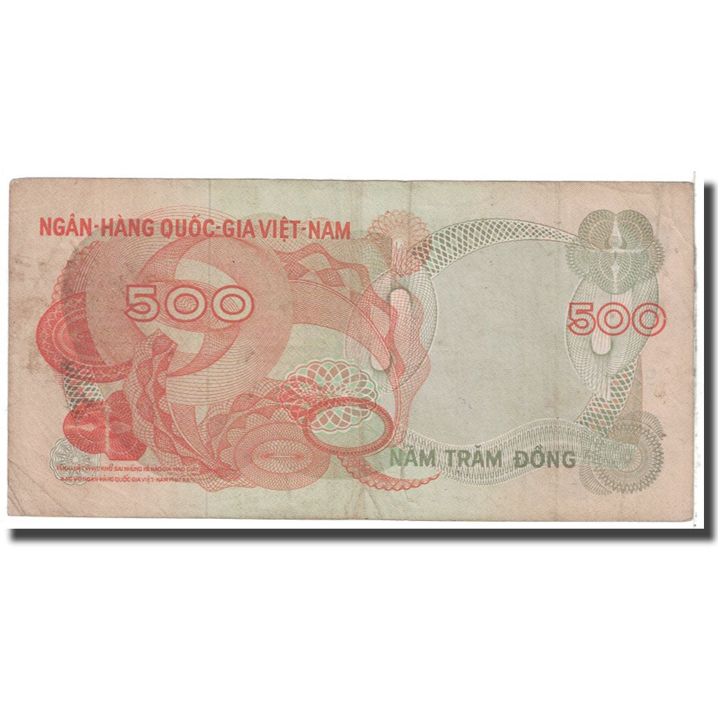 Billet, South Viet Nam, 500 D<ox>ng, KM:28a, TTB
