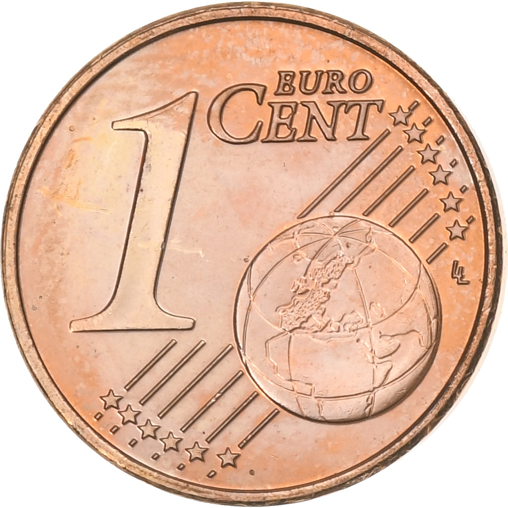 Finlandia, Euro Cent, 2001, SC, Cobre chapado en acero, KM:98