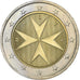 Malta, 2 Euro, 2008, Paris, MS(64), Bi-Metallic, KM:132