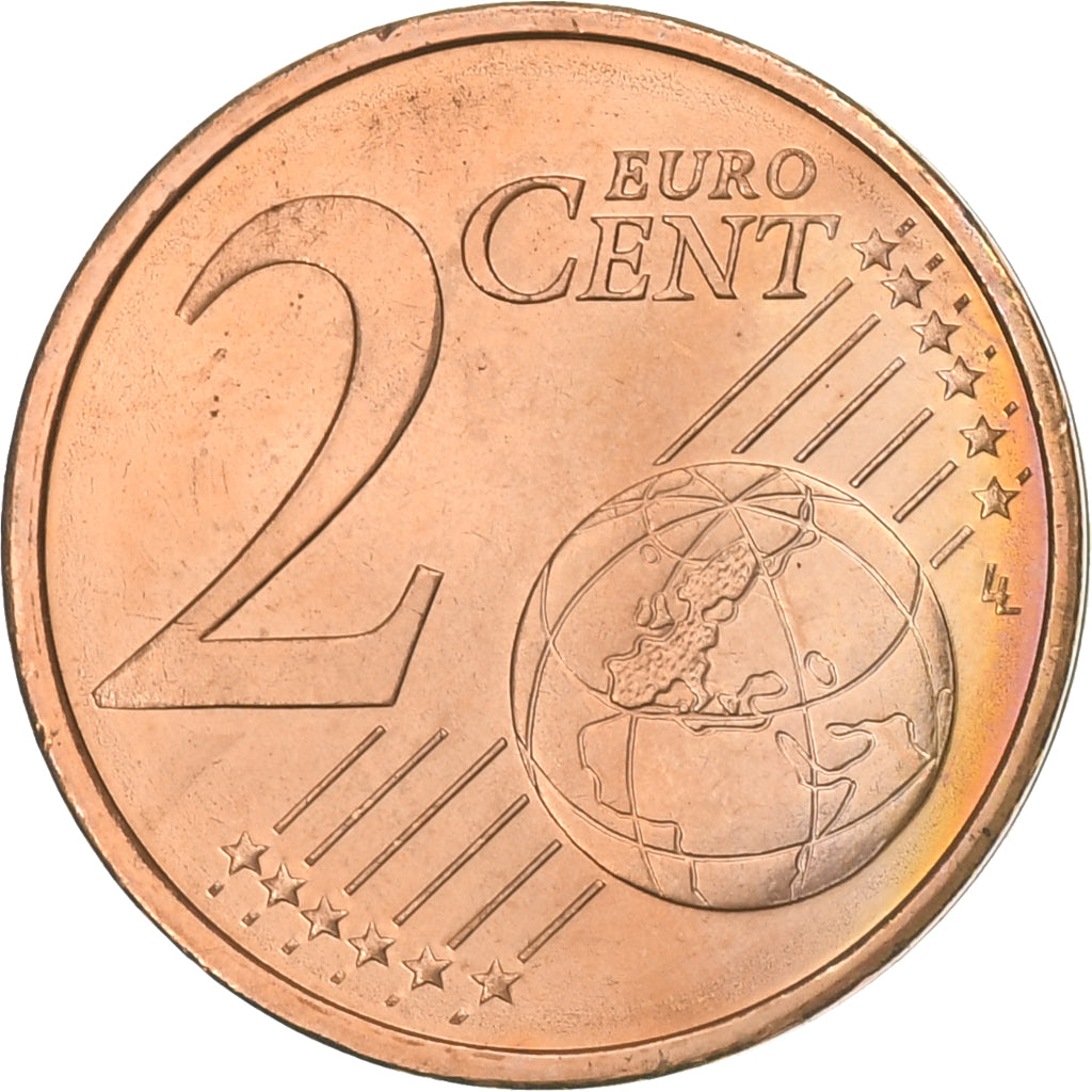 Malta, 2 Euro Cent, 2008, Paris, SC+, Cobre chapado en acero, KM:126