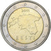 Estonia, 2 Euro, 2011, Vantaa, MS(63), Bi-Metallic, KM:68