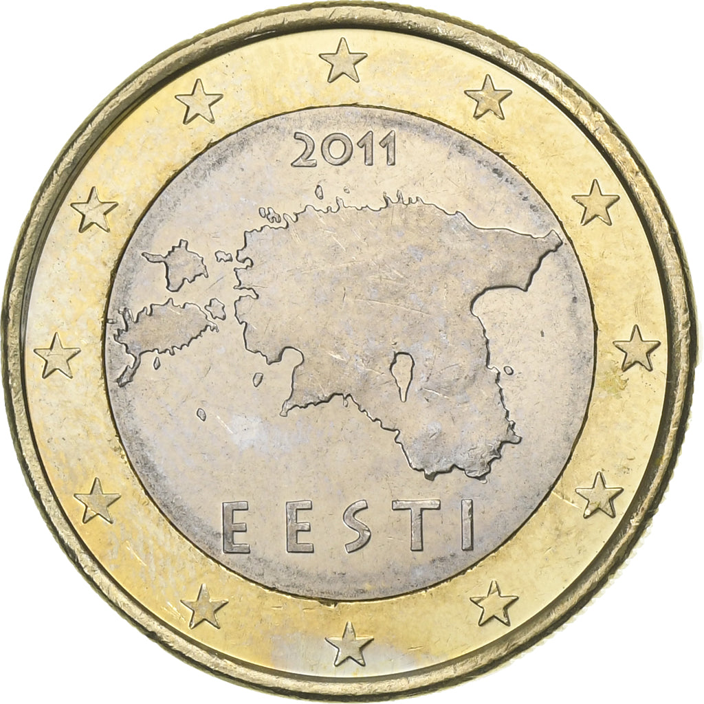 Estonia, Euro, 2011, SPL, Bi-Metallic, KM:67