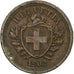 Switzerland, Rappen, 1902, Bern, Bronze, VF(20-25), KM:3.2