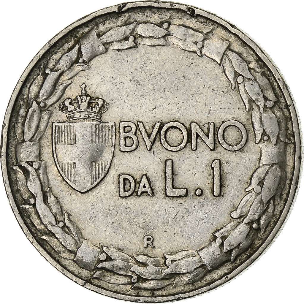 Italia, Vittorio Emanuele III, Lira, 1928, Rome, Nichel, BB, KM:62
