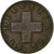 Moneda, Suiza, 2 Rappen, 1951, Bern, BC+, Bronce, KM:47
