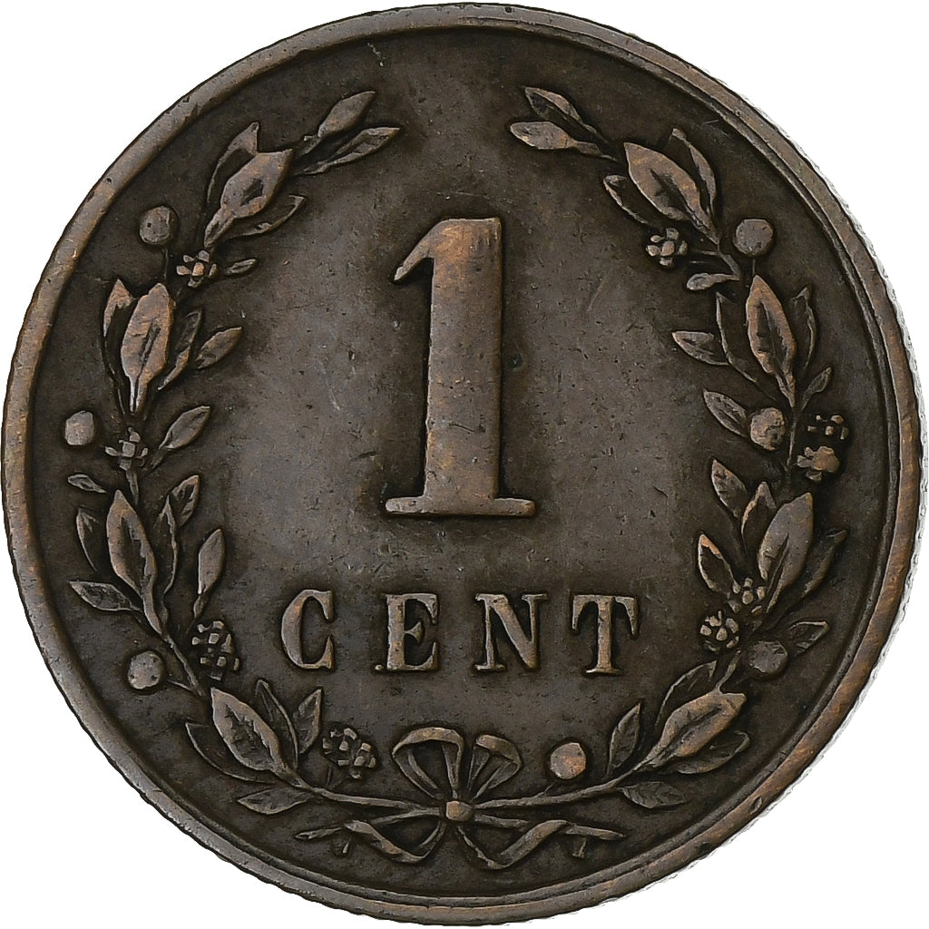 Netherlands, William III, Cent, 1878, Bronze, VF(30-35), KM:107.1