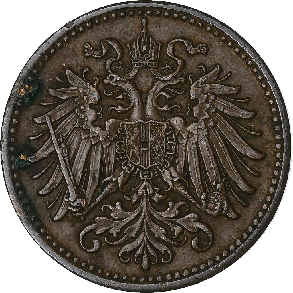 Austria, Franz Joseph I, Heller, 1901, AU(50-53), Bronze, KM:2800