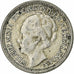 Paesi Bassi, Wilhelmina I, 10 Cents, 1939, Argento, MB, KM:163