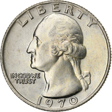 Vereinigte Staaten, Quarter, Washington Quarter, 1970, U.S. Mint, Copper-Nickel