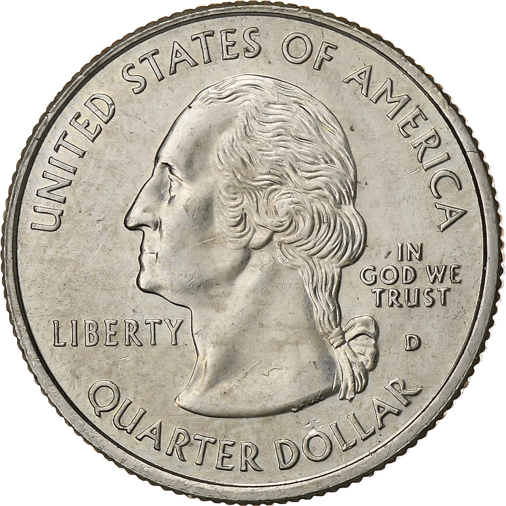 Stati Uniti, Quarter, 1999, Denver, Rame ricoperto in rame-nichel, SPL+, KM:297