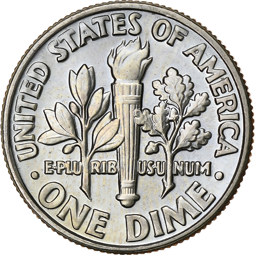 United States, Dime, Roosevelt Dime, 1981, Denver, Copper-Nickel Clad Copper