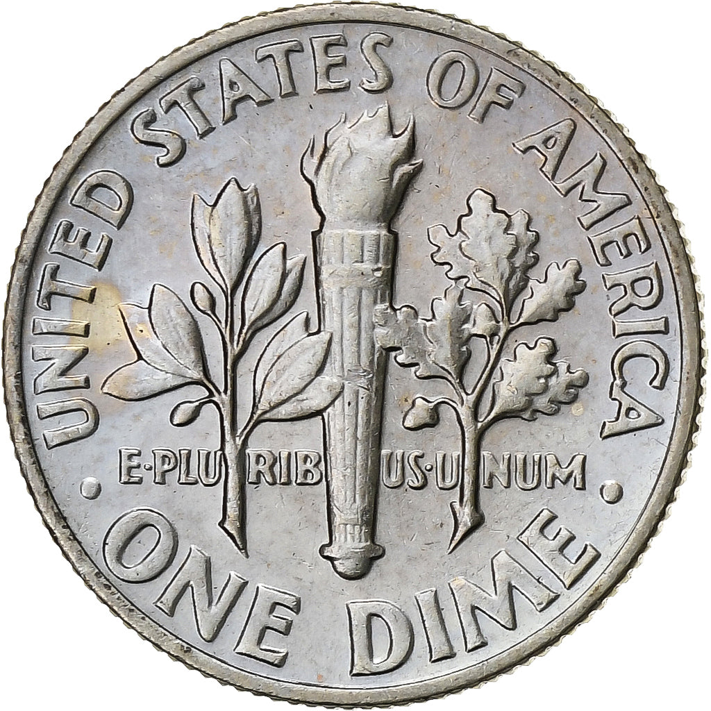 Estados Unidos da América, Dime, Roosevelt Dime, 1970, U.S. Mint, Cobre