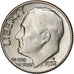 United States, Dime, Roosevelt Dime, 1972, U.S. Mint, Copper-Nickel Clad Copper