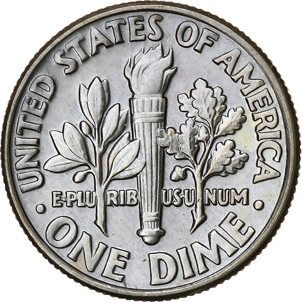 Estados Unidos da América, Dime, Roosevelt Dime, 1981, U.S. Mint, Cobre
