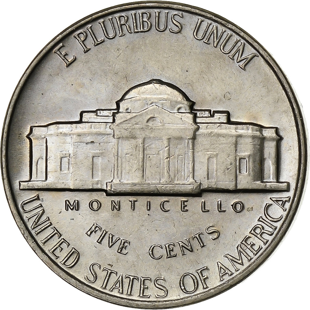 USA, 5 Cents, Jefferson Nickel, 1963, U.S. Mint, Miedź-Nikiel, MS(64), KM:A192