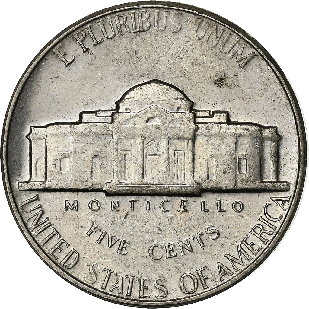 USA, 5 Cents, Jefferson Nickel, 1968, U.S. Mint, Miedź-Nikiel, MS(65-70)