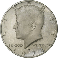 United States, Half Dollar, Kennedy, 1978, San Francisco, Proof, Copper-Nickel