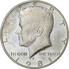 United States, Half Dollar, Kennedy Half Dollar, 1981, U.S. Mint, FDC.BE