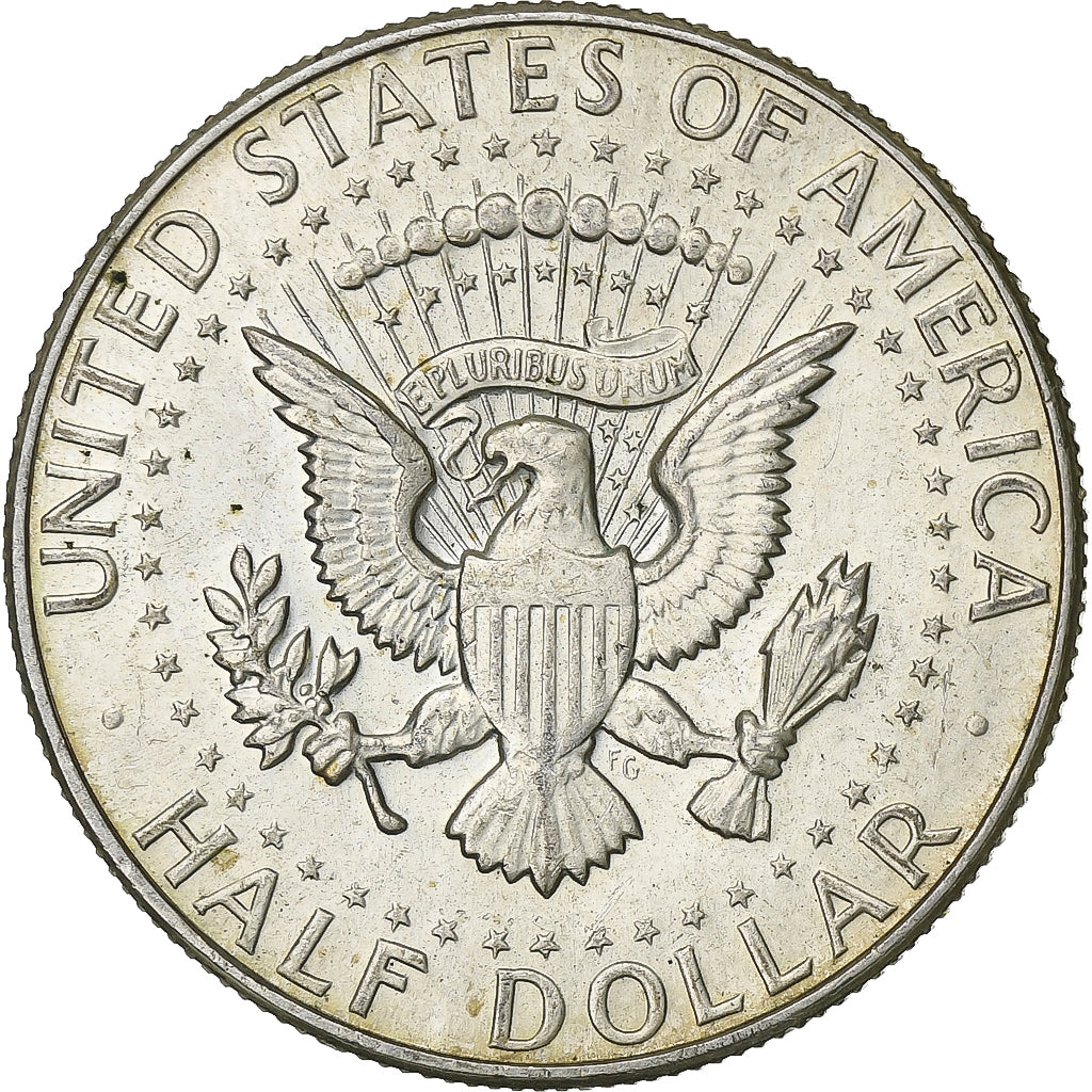 Estados Unidos, Half Dollar, Kennedy Half Dollar, 1968, U.S. Mint, Plata, EBC