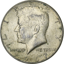 Stati Uniti, Half Dollar, Kennedy Half Dollar, 1967, U.S. Mint, Argento, SPL-