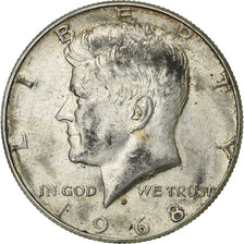 United States, Half Dollar, Kennedy Half Dollar, 1968, U.S. Mint, Silver