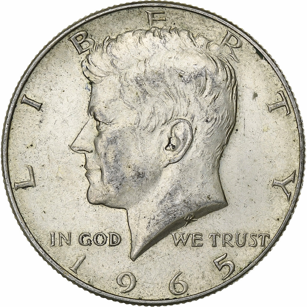 United States, Half Dollar, Kennedy Half Dollar, 1965, U.S. Mint, Silver
