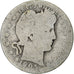 United States, Barber Quarter, Barber Quarter, 1905, San Francisco, Silver