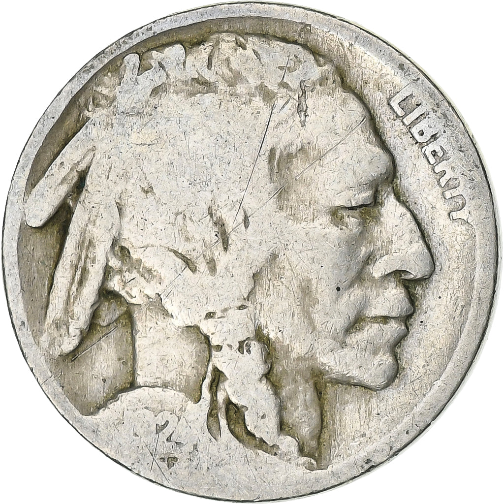 Vereinigte Staaten, 5 Cents, Buffalo Nickel, 1924, U.S. Mint, Kupfer-Nickel, SS