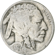 United States, 5 Cents, Buffalo Nickel, 1927, U.S. Mint, Copper-nickel