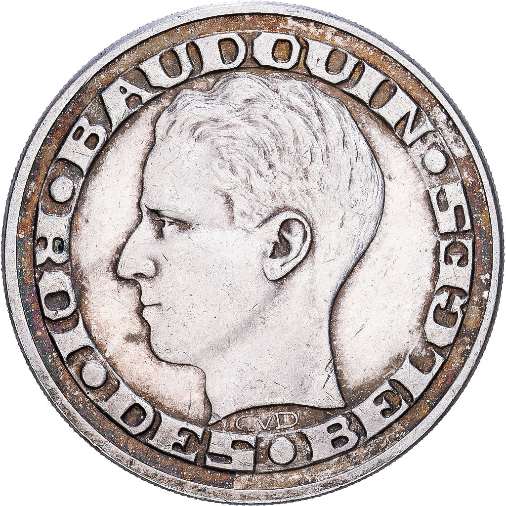 Belgium, Baudouin I, 50 Francs, Exposition Universelle, 1958, Brussels, Silver