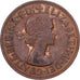Royaume-Uni, Élisabeth II, 1 Penny, 1967, British Royal Mint, Bronze, B+