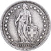 Suíça, Demi Franc, 1944, Bern, Prata, VF(20-25)