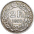 Svizzera, 2 Francs, 1958, Bern, Argento, MB+