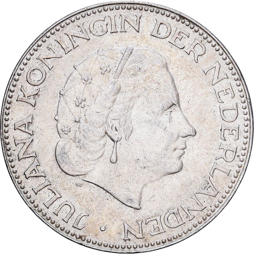 Holandia, 2-1/2 Gulden, 1959, Utrecht, Srebro, F(12-15)
