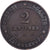 Frankreich, 2 Centimes, 1877, Paris, Bronze, VG10