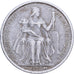 Polinesia francese, 5 Francs, 1952, Paris, Alluminio, MB+