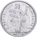French Polynesia, 1 Franc, 1982, Paris, Aluminium, SS
